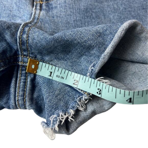 Everlane Way High Rise Raw Hem Denim Short Size 27 - Picture 10 of 11